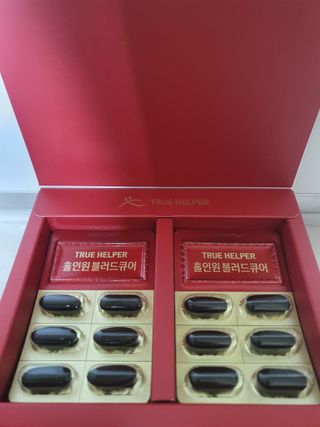 트루헬퍼 홀인원 블러드큐어 혈행+혈압+콜레스테롤 한번에 1박스 1개월 — 4점을 준 리뷰어가 2023년 2월 올린 사용 사진