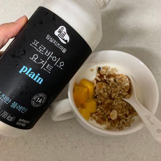 숲골 임실치즈마을 프로바이오 요거트 900ml — 5점을 준 리뷰어가 2021년 8월 올린 사용 사진