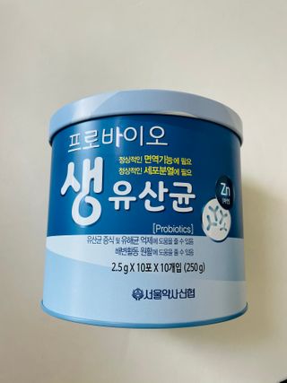 서울약사신협_프로바이오생유산균_2.5G x 100포 — 5점을 준 리뷰어가 2021년 1월 올린 사용 사진