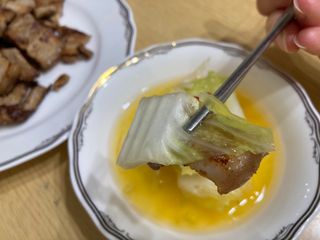 셰프애찬 단호박 백김치 1kg — 5점을 준 리뷰어가 2022년 10월 올린 사용 사진