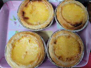 디앙뜨 포르투갈 에그타르트 오리지널 맛+패션후르츠+초콜릿타르트 맛 중 택1 — 4점을 준 리뷰어가 2021년 8월 올린 사용 사진