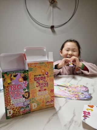 다나음 180도 칼슘젤리+아연면역젤리 — 4.5점을 준 리뷰어가 2022년 1월 올린 사용 사진
