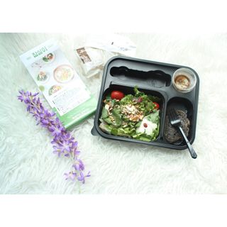 참살이도시락 작심삼일 샐러드도시락 3개 맛보기 새벽배송 또는 택배배송 — 5점을 준 리뷰어가 2021년 8월 올린 사용 사진