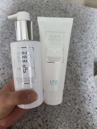 LAB FOR YOU 멀티엑스리페어크림 + 멀티엑스클렌징폼 — 5점을 준 리뷰어가 2022년 9월 올린 사용 사진