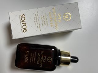 소담스퀘어 상암 솔포그 비타민 화이트닝 앰플 50ml 안티에이징 항산화 가미 잡티 트러블 세라마이드 — 5점을 준 리뷰어가 2022년 11월 올린 사용 사진