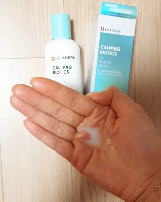 리더스코스메틱 리더스 카밍 바이오틱스 에센스 워터 — 5점을 준 리뷰어가 2022년 2월 올린 사용 사진