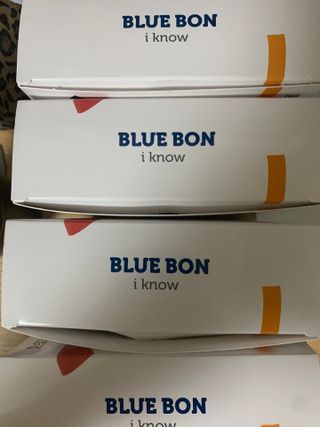 [블루 본 아이노우] 유아용 컬러마스크 40 PCS SET 2중 택 1 — 4.5점을 준 리뷰어가 2021년 5월 올린 사용 사진
