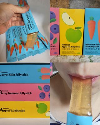 맛있게 골라먹는 이너셋 ABC젤리스틱 이너뷰티젤리 3종세트 15포X3박스 — 5점을 준 리뷰어가 2023년 4월 올린 사용 사진