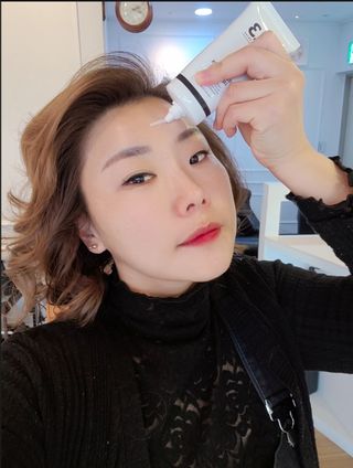 [세븐원쓰리 713] 내 본연의 피부회복 피누스 소나무보습크림 — 5점을 준 리뷰어가 2021년 10월 올린 사용 사진