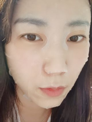 에이스노 레스큐 이미디에이트 수딩 시트마스크 — 5점을 준 리뷰어가 2021년 11월 올린 사용 사진