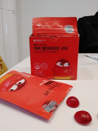 [푸름웰니스] 라바 멀티비타민 구미 36g — 4.5점을 준 리뷰어가 2021년 12월 올린 사용 사진