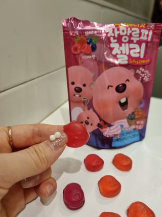[팔도] 잔망루피젤리 믹스베리맛 42g 8개 — 5점을 준 리뷰어가 2022년 1월 올린 사용 사진