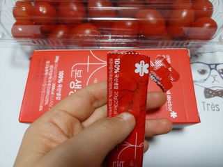 레드닥터 대추방울토마토 + 본생강 망고맛 스틱형 젤리 — 5점을 준 리뷰어가 2022년 12월 올린 사용 사진