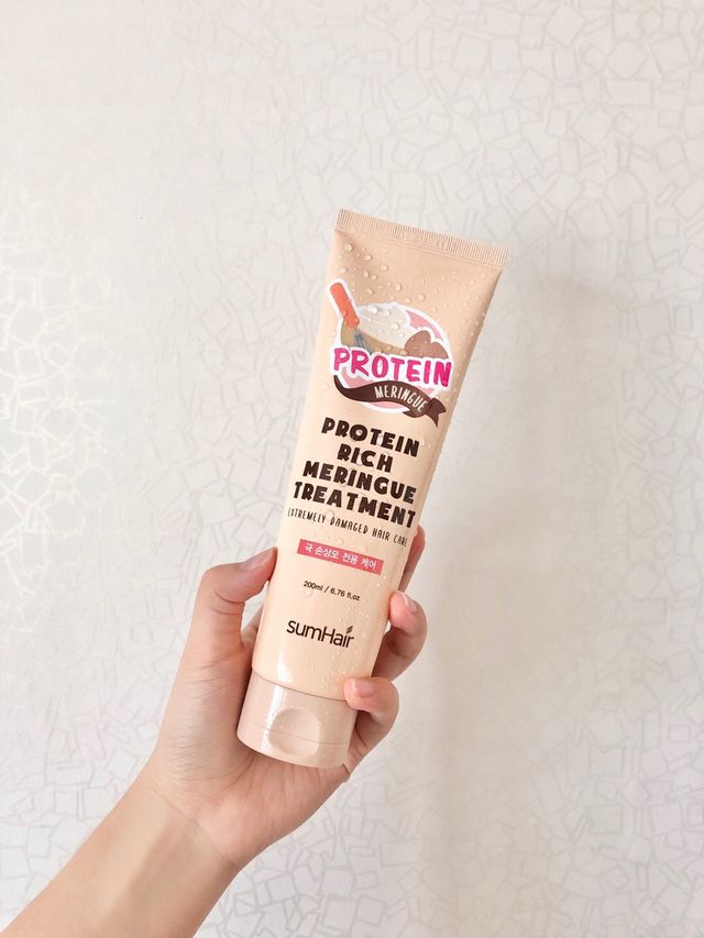 썸헤어 프로틴 리치 머랭 트리트먼트 극손상모 전용 케어 리뷰 사진