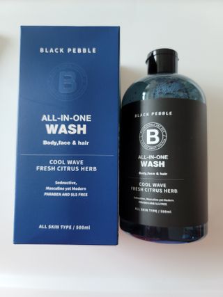 블랙페블 올인원 워시 쿨 웨이브 500ml — 4점을 준 리뷰어가 2021년 6월 올린 사용 사진