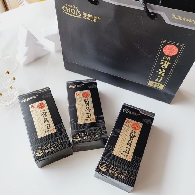 [광동제약] 광동 광옥고 홍삼 본 30포 + 쇼핑백 증정 리뷰 사진