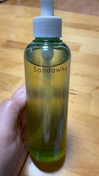 스킨큐어 산다화 순한 클렌징 동백 오일 200ml — 5점을 준 리뷰어가 2023년 3월 올린 사용 사진