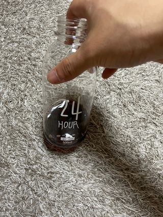 클린24시간 1BOX(5포) + 전용보틀(500ml) — 4.5점을 준 리뷰어가 2023년 4월 올린 사용 사진