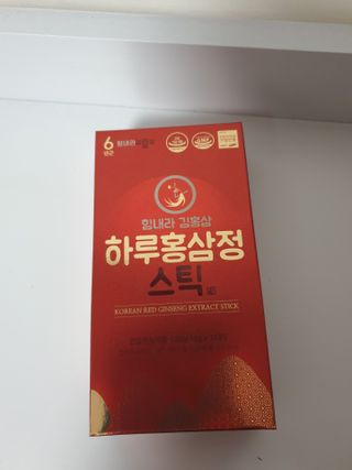 힘내라김홍삼 하루홍삼정스틱 10g x 10포 — 5점을 준 리뷰어가 2021년 3월 올린 사용 사진