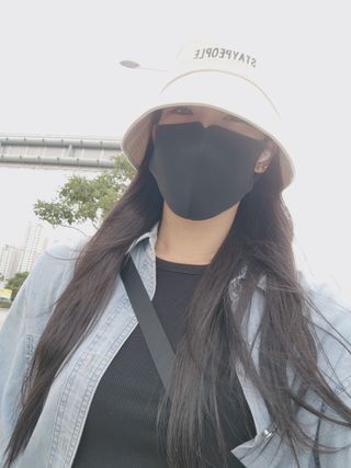 [스테이피플] STAYPEOPLE BUCKET HAT (IVORY) — 5점을 준 리뷰어가 2022년 9월 올린 사용 사진