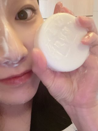 자이블 폼케이크 베이직 바질/피오니 — 5점을 준 리뷰어가 2021년 12월 올린 사용 사진