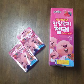 [팔도] 잔망루피젤리 믹스베리맛 42g 8개 — 5점을 준 리뷰어가 2022년 1월 올린 사용 사진