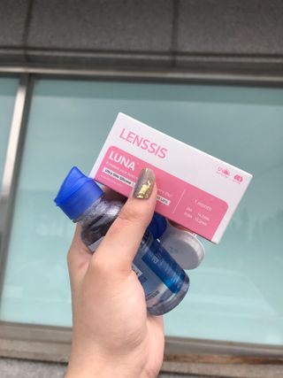 렌시스 LENSSIS [ 렌시스 ] 영롱한 색감의 혼혈렌즈 ＃루나시리즈 1개월용 ｜ 3컬러 중 택1 ｜ — 5점을 준 리뷰어가 2021년 6월 올린 사용 사진
