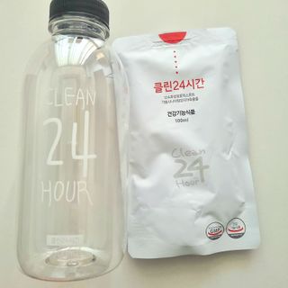 클린24시간 1BOX(5포) + 전용보틀(500ml) — 4점을 준 리뷰어가 2023년 4월 올린 사용 사진