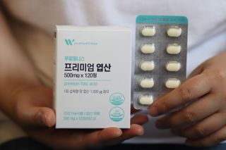 [푸름웰니스] 프리미엄 엽산 (500mgX120정) — 5점을 준 리뷰어가 2022년 6월 올린 사용 사진