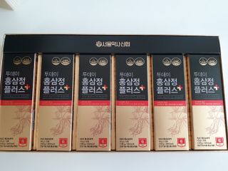 서울약사신협_투데이홍삼정플러스스틱_10g x 60포 — 5점을 준 리뷰어가 2021년 8월 올린 사용 사진