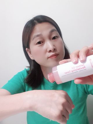 아이앤립 / EYENLIP 아이앤립 연어오일 리바이탈라이징 토너+앰플+크림 3종 세트 — 5점을 준 리뷰어가 2021년 5월 올린 사용 사진
