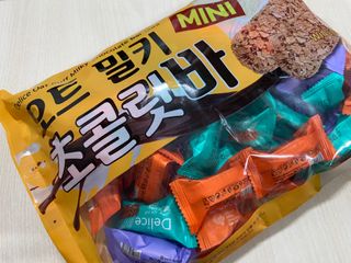 델리스 오트 밀키 초콜릿 바 — 5점을 준 리뷰어가 2022년 4월 올린 사용 사진