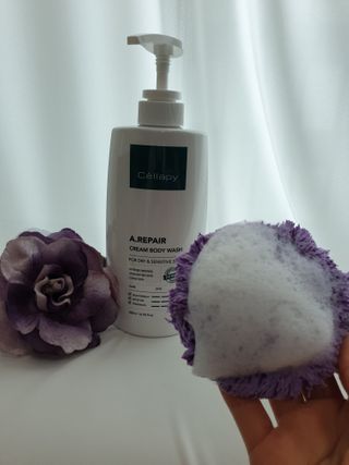 셀라피 에이리페어 크림 바디 워시 2세대 500ml — 5점을 준 리뷰어가 2021년 1월 올린 사용 사진