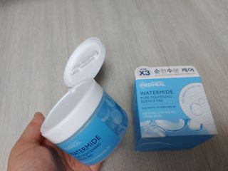 메디힐 워터마이드 포어 타이트닝 에센스 패드 — 5점을 준 리뷰어가 2021년 6월 올린 사용 사진
