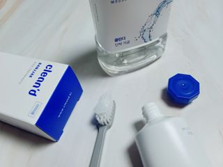 주식회사 클린디 [클린디]🌿민트향으로 상쾌하게, 단짝가글 + 맞춤 칫솔 + 치약 세트🦷 — 5점을 준 리뷰어가 2021년 12월 올린 사용 사진