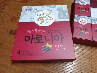 서울약사신협_내몸애생발란스아로니아_70ml x 30포 — 5점을 준 리뷰어가 2021년 7월 올린 사용 사진