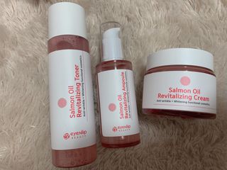 아이앤립 / EYENLIP 아이앤립 연어오일 리바이탈라이징 토너+앰플+크림 3종 세트 — 5점을 준 리뷰어가 2021년 6월 올린 사용 사진