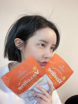 리더스코스메틱 리더스 라이트 바세린 마스크 4종 — 5점을 준 리뷰어가 2021년 4월 올린 사용 사진