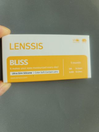 렌시스 LENSSIS [ 렌시스 ] 꾸안꾸템 , 낀 듯 안 낀 듯 자연스러운 ＃블리스시리즈 1개월용 ｜ 2컬러 중 택1 ｜ — 5점을 준 리뷰어가 2021년 4월 올린 사용 사진