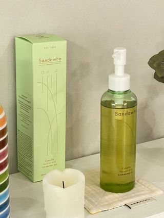 스킨큐어 산다화 순한 클렌징 동백 오일 200ml — 5점을 준 리뷰어가 2023년 4월 올린 사용 사진