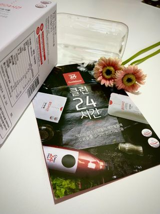 클린24시간 1BOX(5포) + 전용보틀(500ml) — 5점을 준 리뷰어가 2023년 5월 올린 사용 사진
