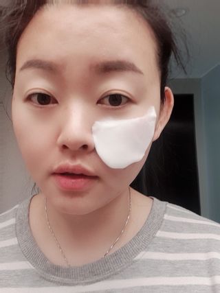 메디필 레드 락토 콜라겐 모델링 팩 — 5점을 준 리뷰어가 2021년 3월 올린 사용 사진