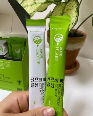 블랙37 골프할 때 골삼 흑삼젤리스틱 20g x 10포 — 5점을 준 리뷰어가 2022년 4월 올린 사용 사진