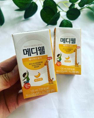 메디웰 페디아드링크 미니 바나나맛 — 5점을 준 리뷰어가 2022년 8월 올린 사용 사진