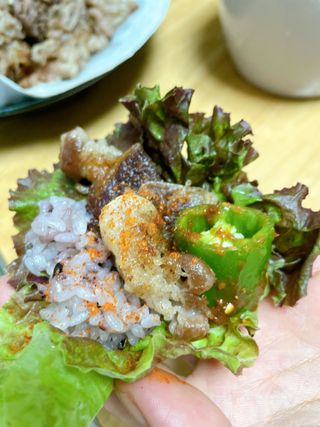 [서울시스터즈] 김치시즈닝 국내 최초 뿌려먹는 김치파우더 100g 1개+ 신제품 김치스낵 90g 2개 — 5점을 준 리뷰어가 2021년 8월 올린 사용 사진