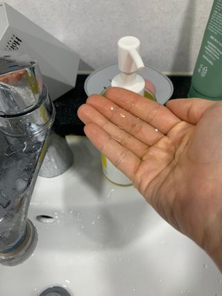 랑벨 내츄럴 딥 클렌징 오일 200ml (저자극 약산성 천연 클렌징) — 5점을 준 리뷰어가 2022년 5월 올린 사용 사진