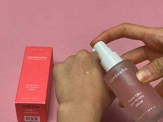 산다화 더블 이펙트 안티 링클 세럼 50ml — 5점을 준 리뷰어가 2022년 12월 올린 사용 사진