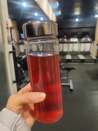 [큐라에스] 최신 다이어트 원료! 6중 기능성 더블컷팅 126g(2주일 분) — 5점을 준 리뷰어가 2023년 12월 올린 사용 사진