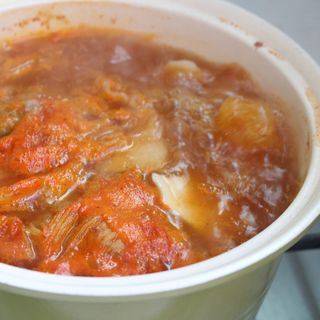 [푸딩팩토리] 얼큰김치수제비 350g  / 우삼겹 김치찌개 185g — 5점을 준 리뷰어가 2022년 10월 올린 사용 사진