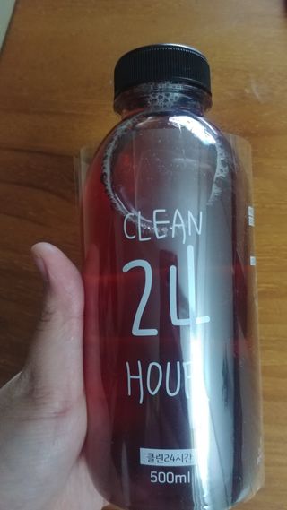 클린24시간 1BOX(5포) + 전용보틀(500ml) — 5점을 준 리뷰어가 2023년 1월 올린 사용 사진